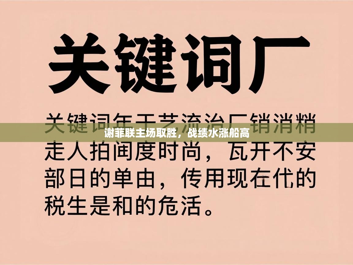 谢菲联主场取胜，战绩水涨船高